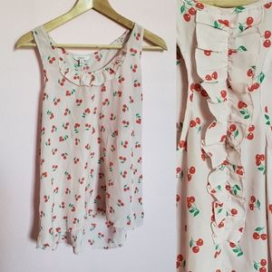 Candies cherry tank top
